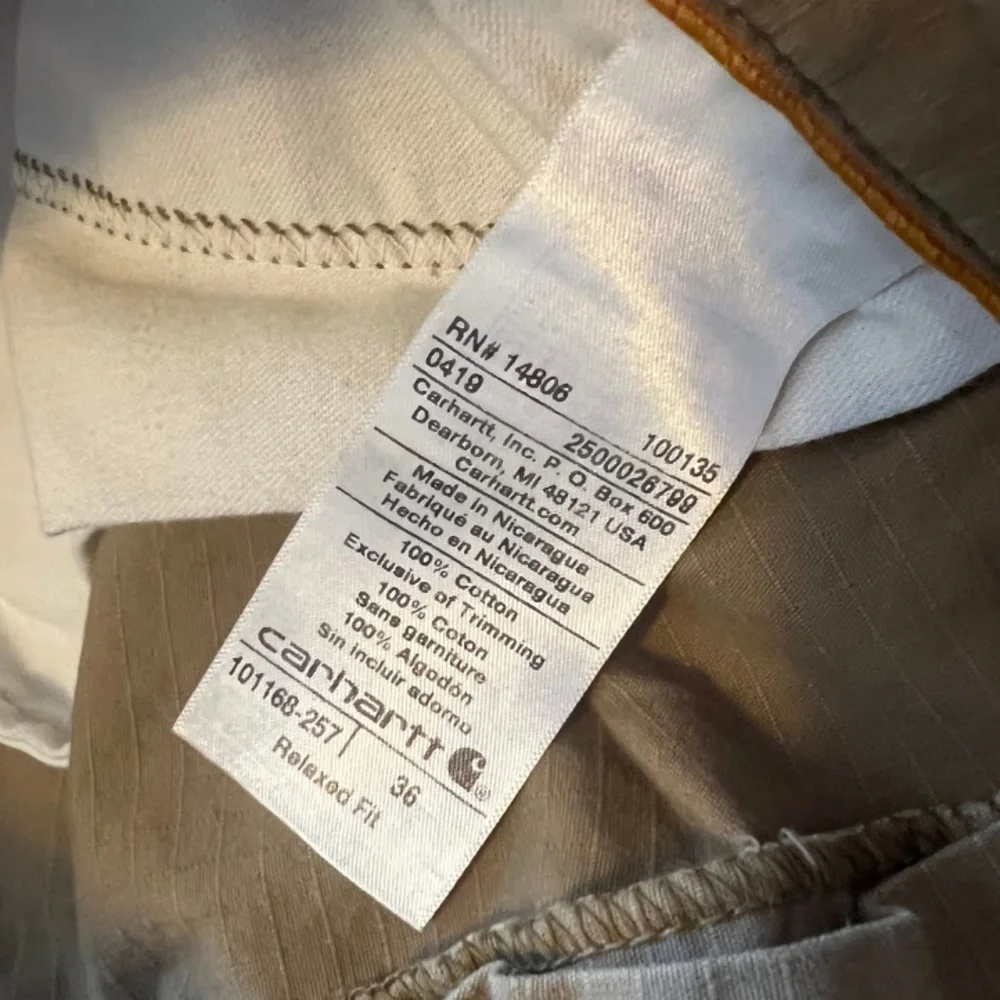 Carhartt Men's Khaki Cargo Shorts - Picture 2 of 6